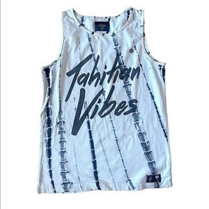 Saltwater Family Mens Medium Tie Dye “Tahitian Vibes” Tank Top